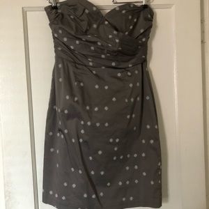 Strapless cocktail dress